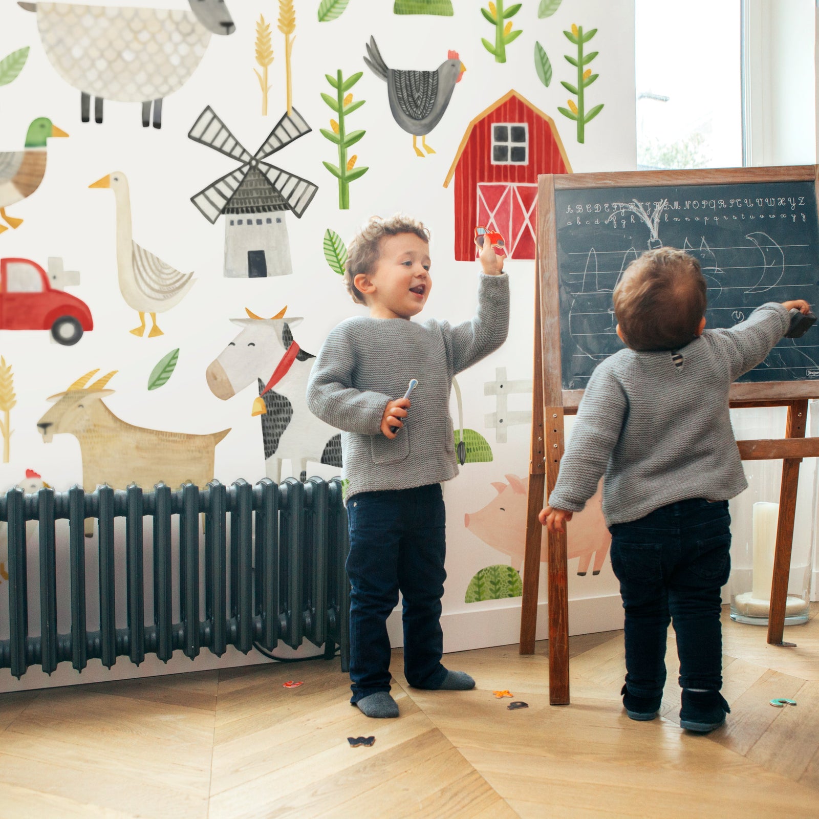 Modern Farm Wall Decals - Large