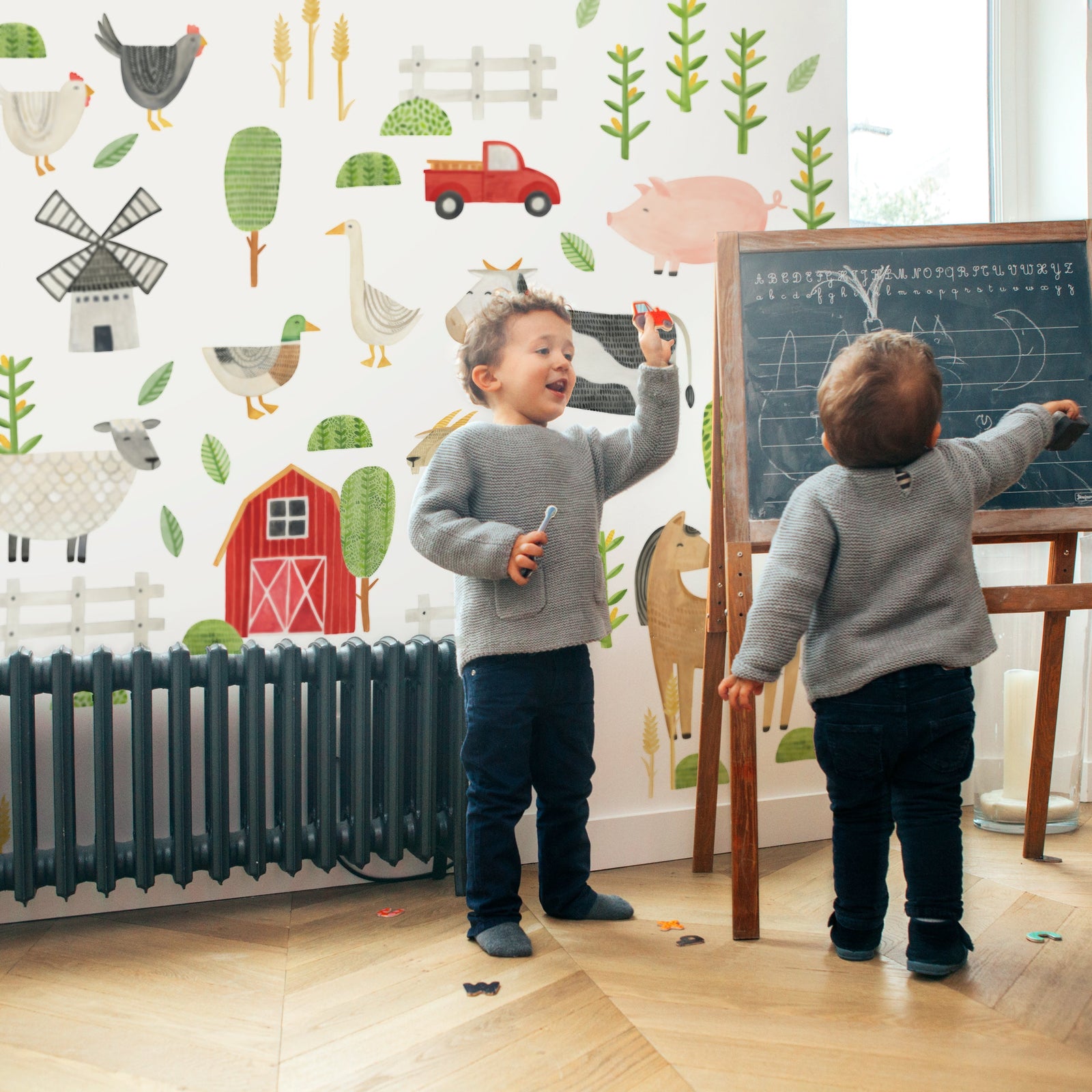 Modern Farm Wall Decals - Medium