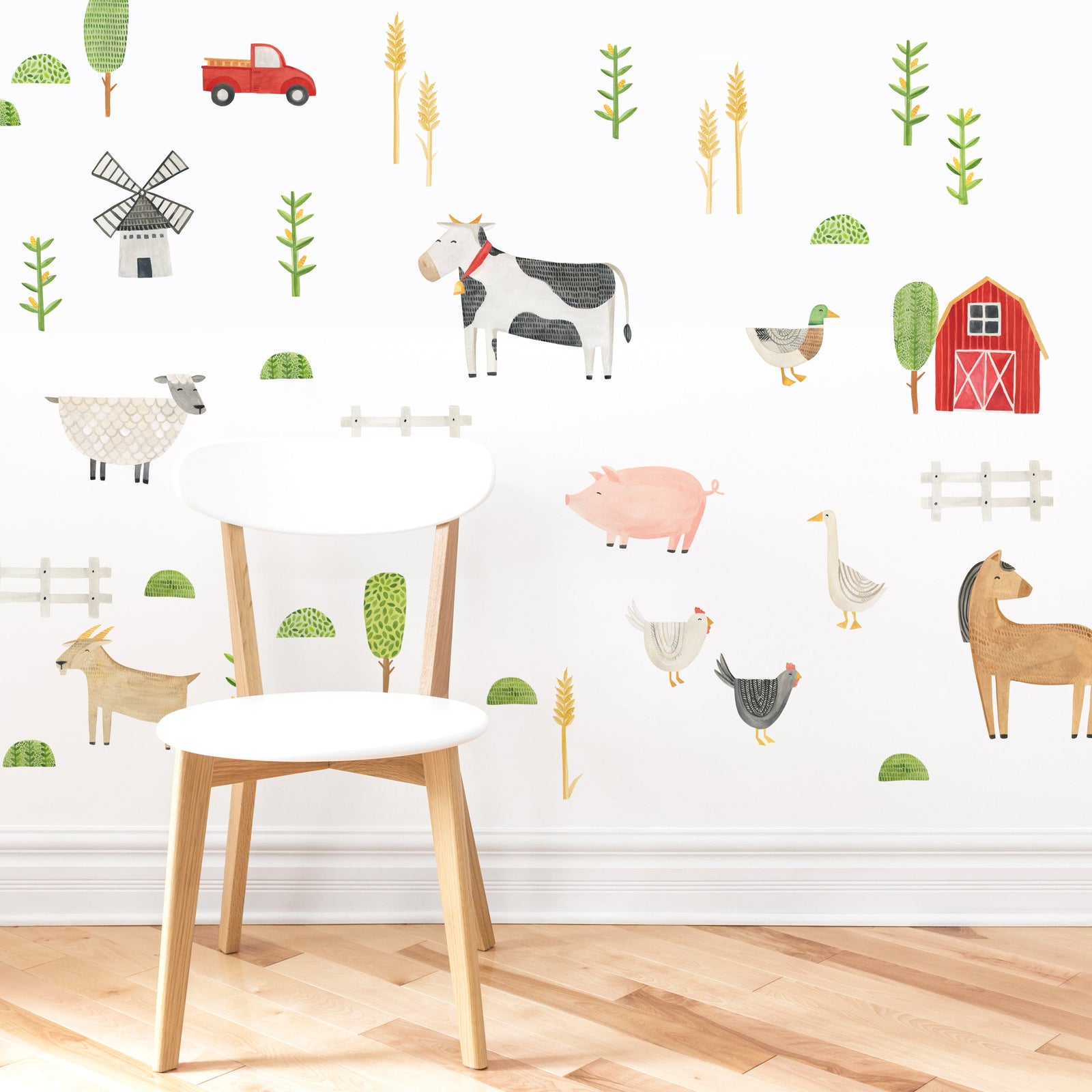 Modern Farm Wall Decals - Small