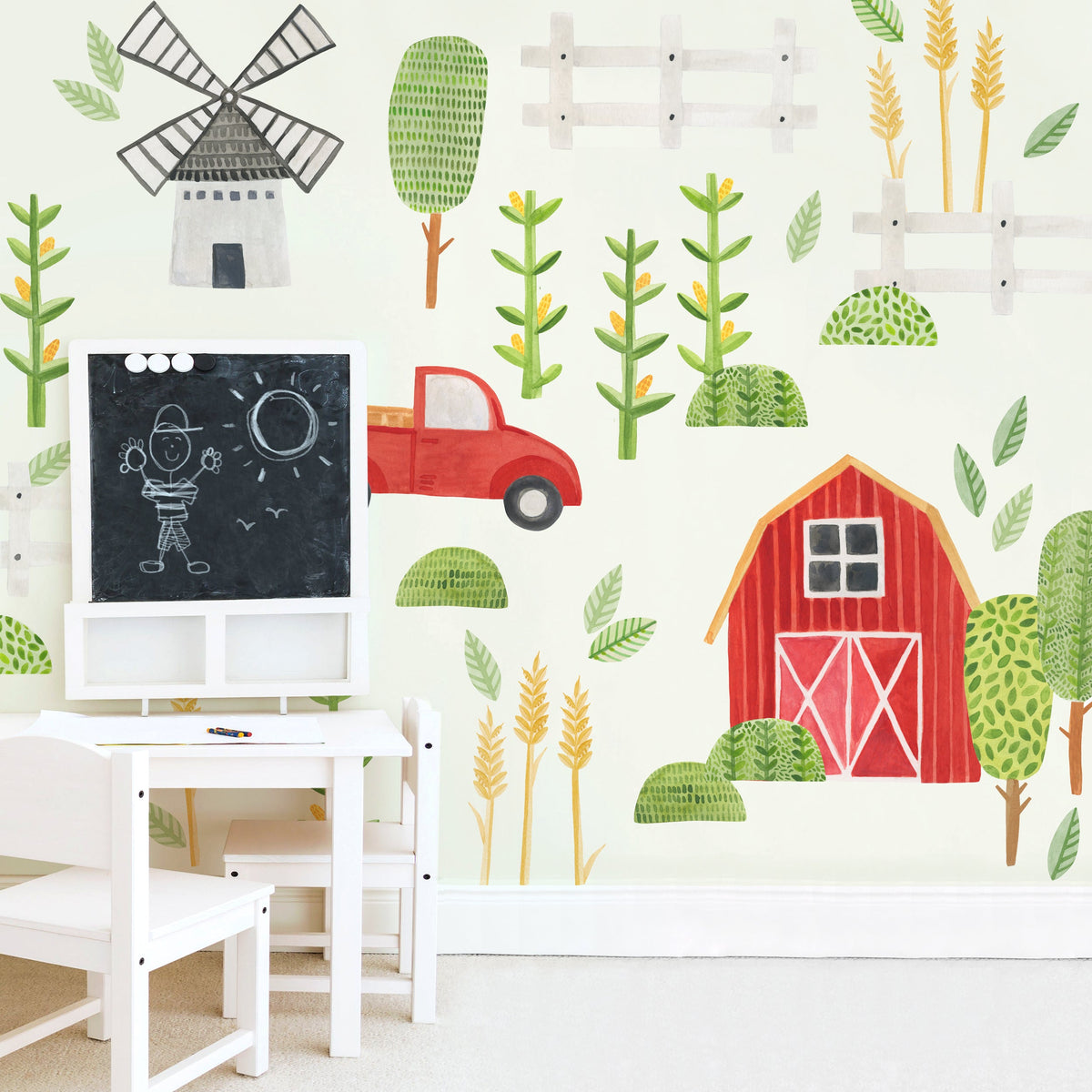 Farm Landscape Wall Decals