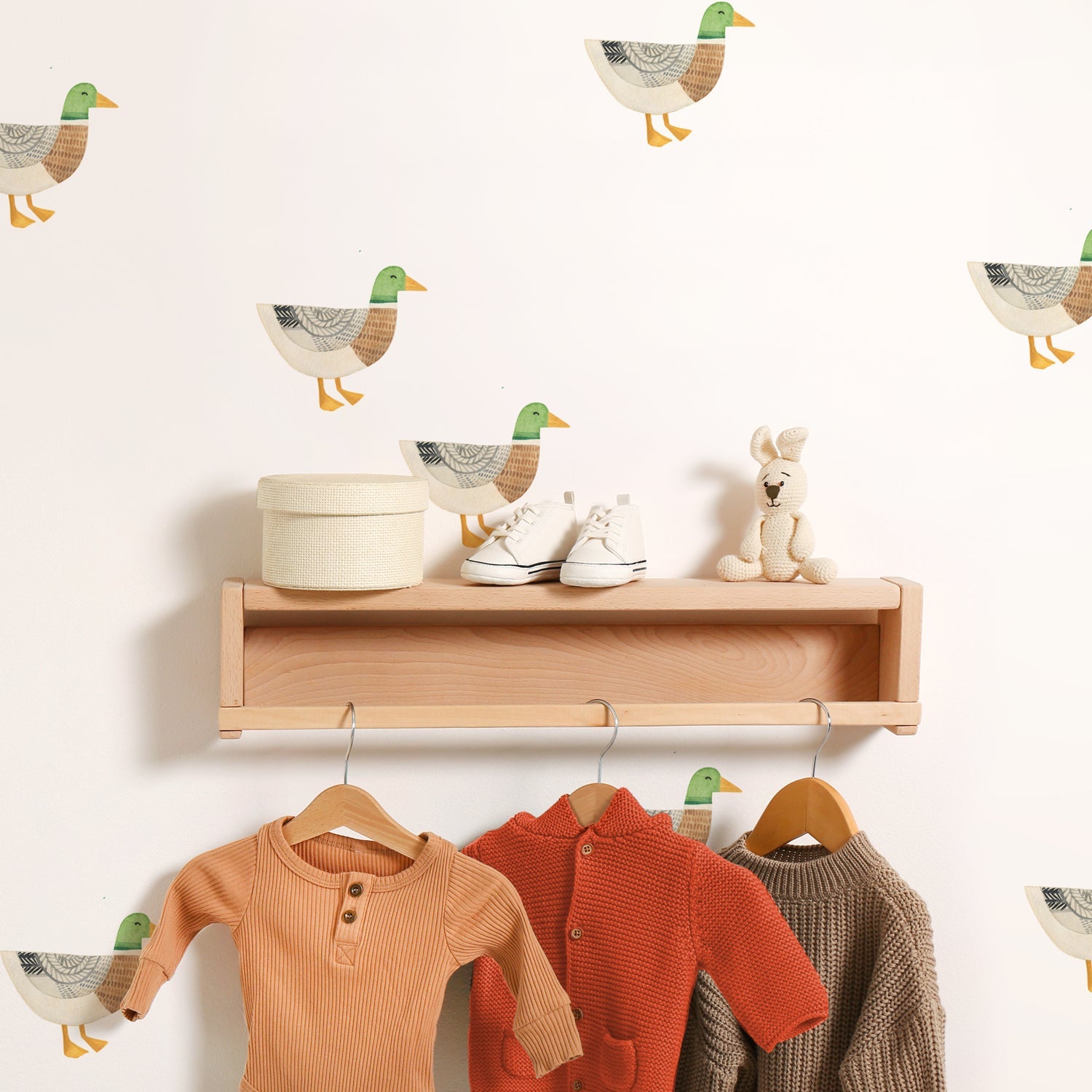 Mallard Duck Toss Wall Decals