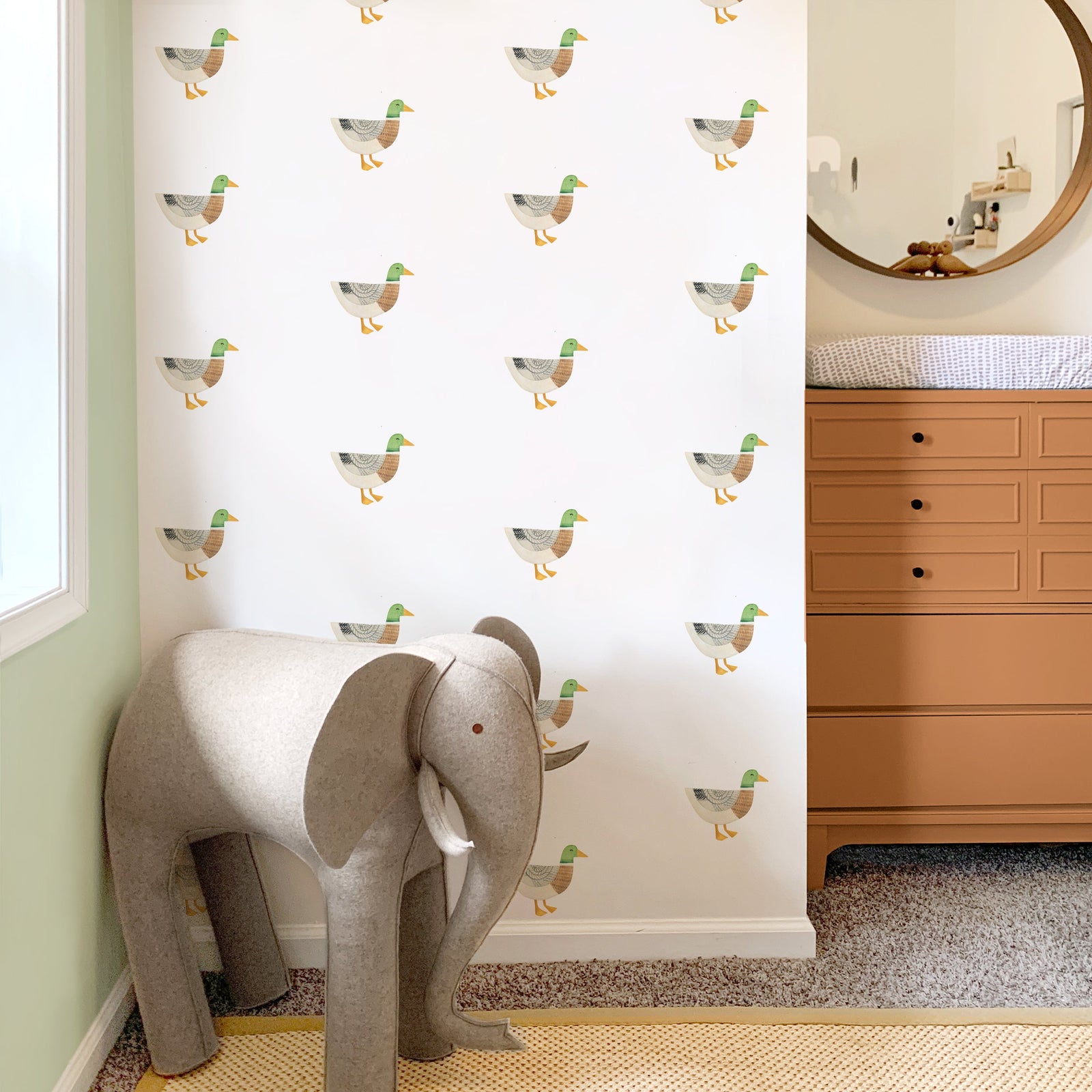 Mallard Duck Toss Wall Decals
