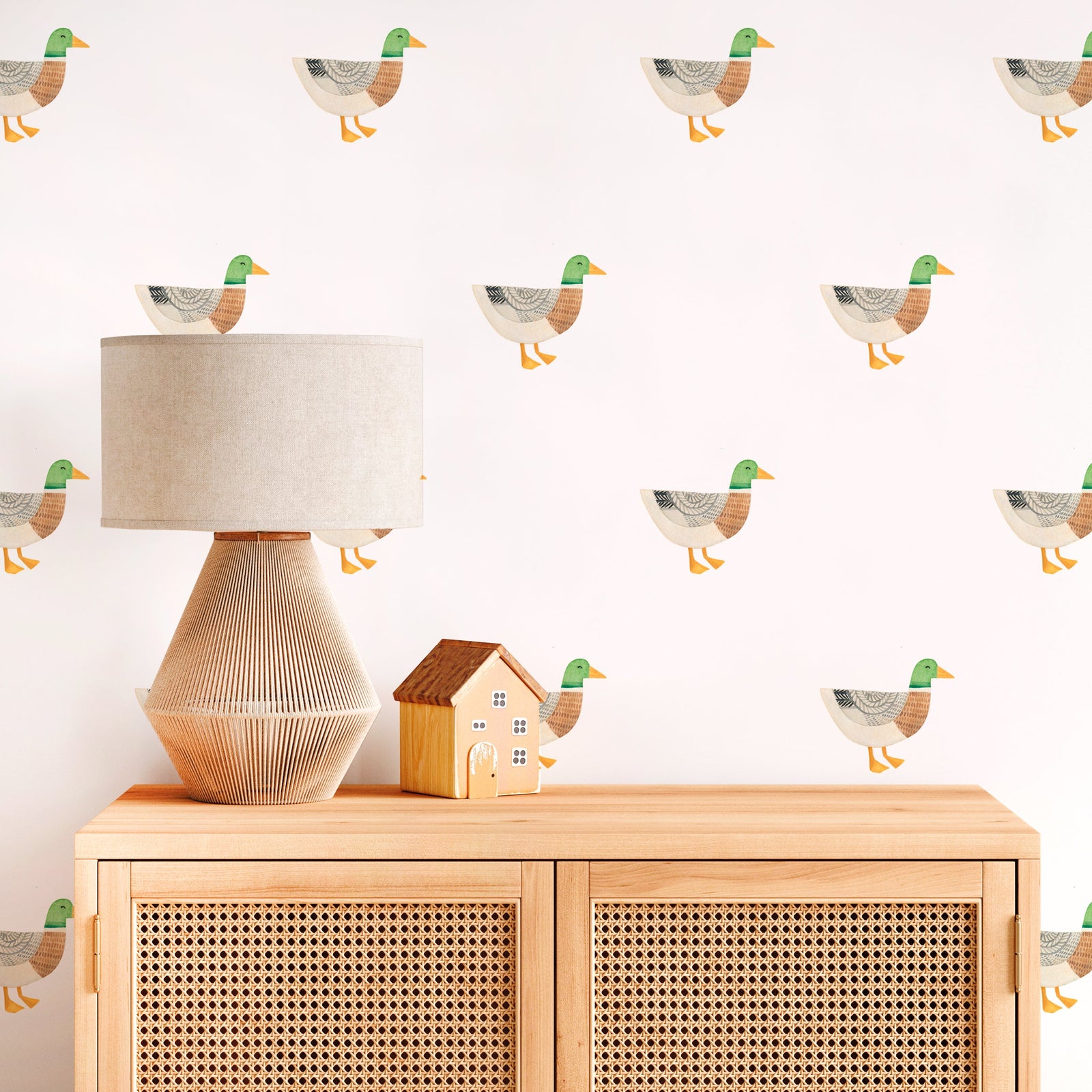 Mallard Duck Toss Wall Decals