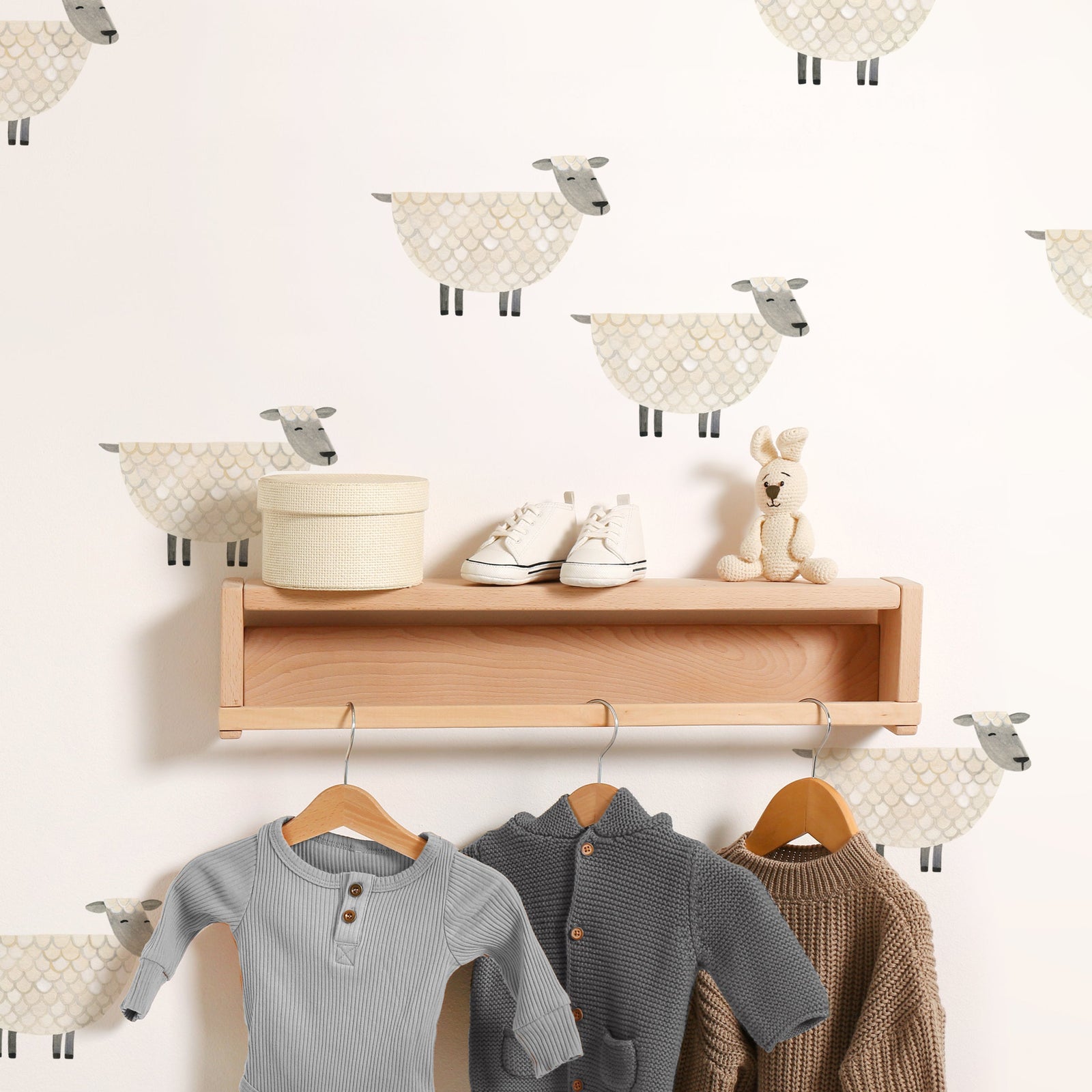 Sheep Toss Wall Decals