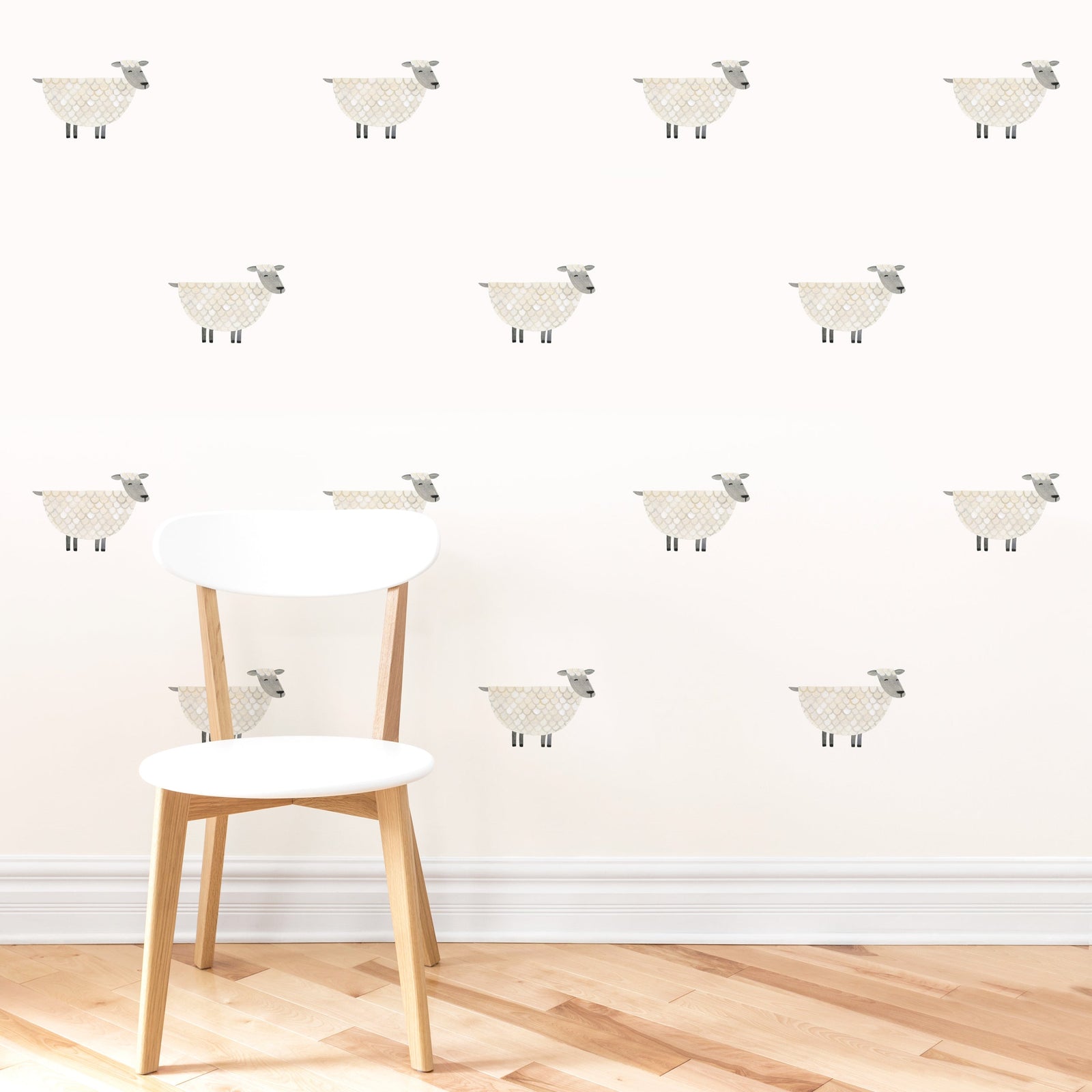 Sheep Toss Wall Decals