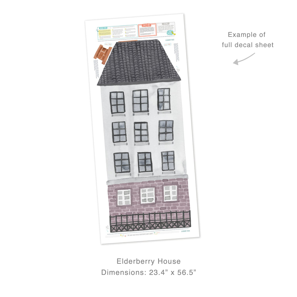 Elderberry House Wall Decal