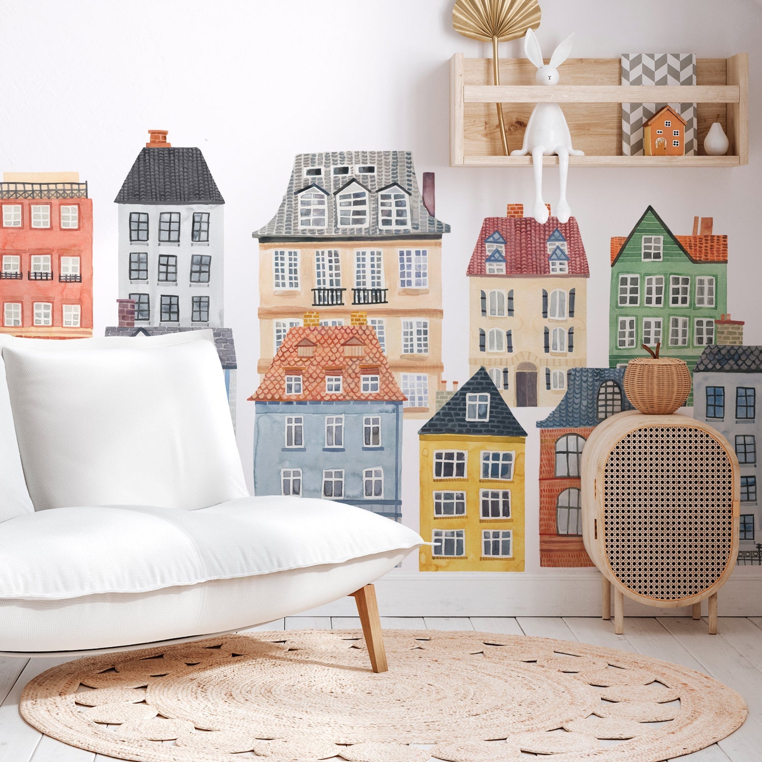 Village Wall Decals - Medium