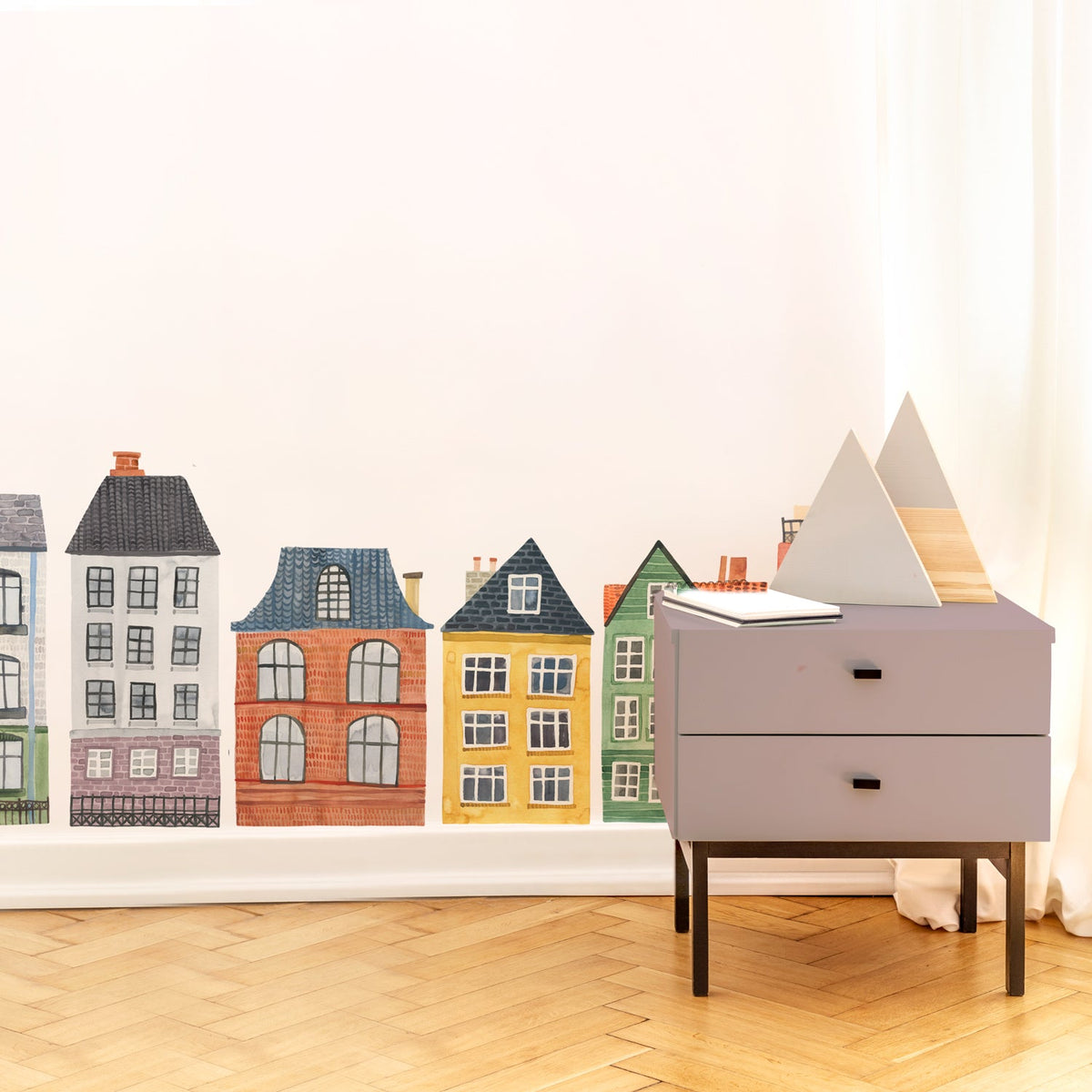 Village Wall Decals - Medium