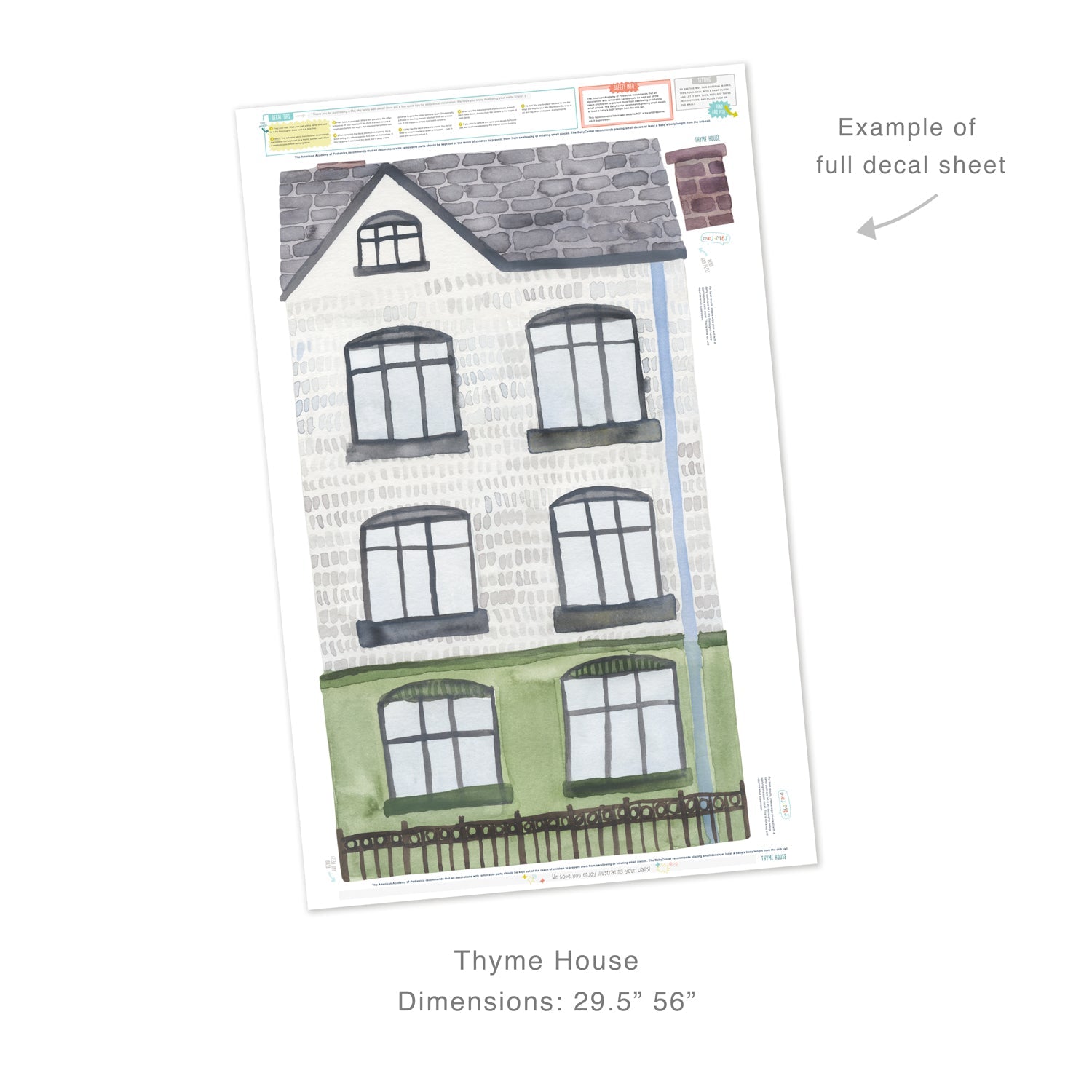 Thyme House Wall Decal