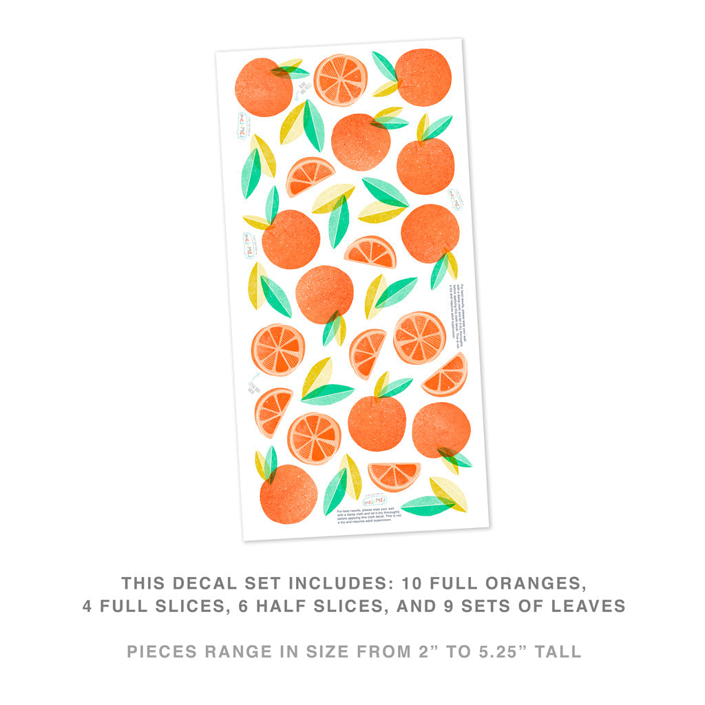 Orange Toss Wall Decals