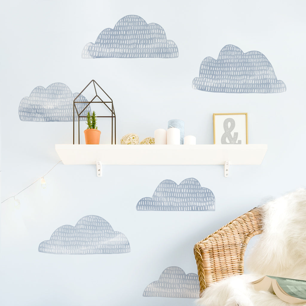 Dino Cloud Wall Decals