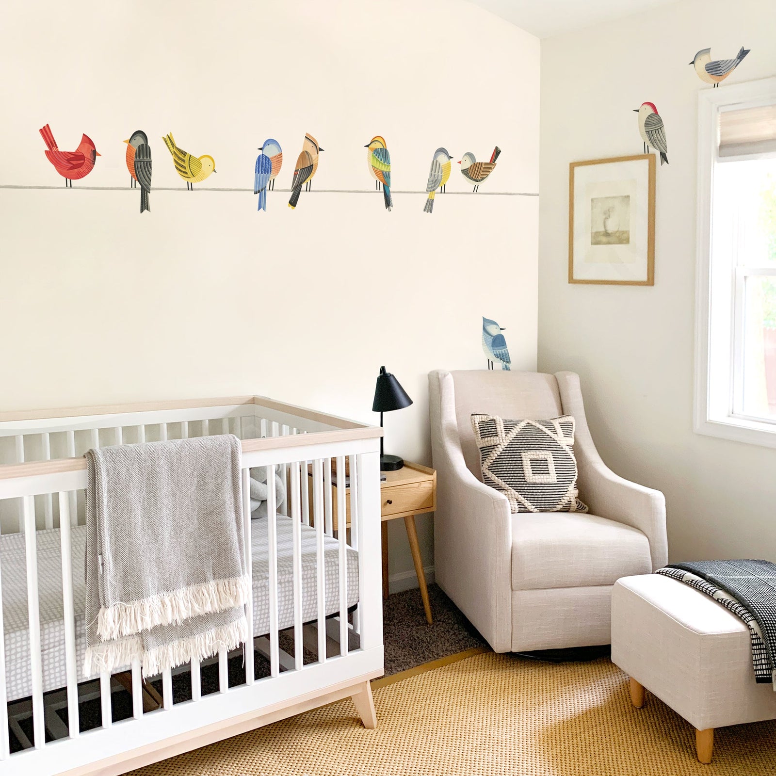 Birds on a Wire Wall Decals