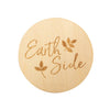 Earth Side Wooden Keepsake Disc - Project Nursery