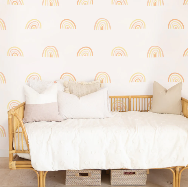 Mini Ombre Rainbow Wall Decals