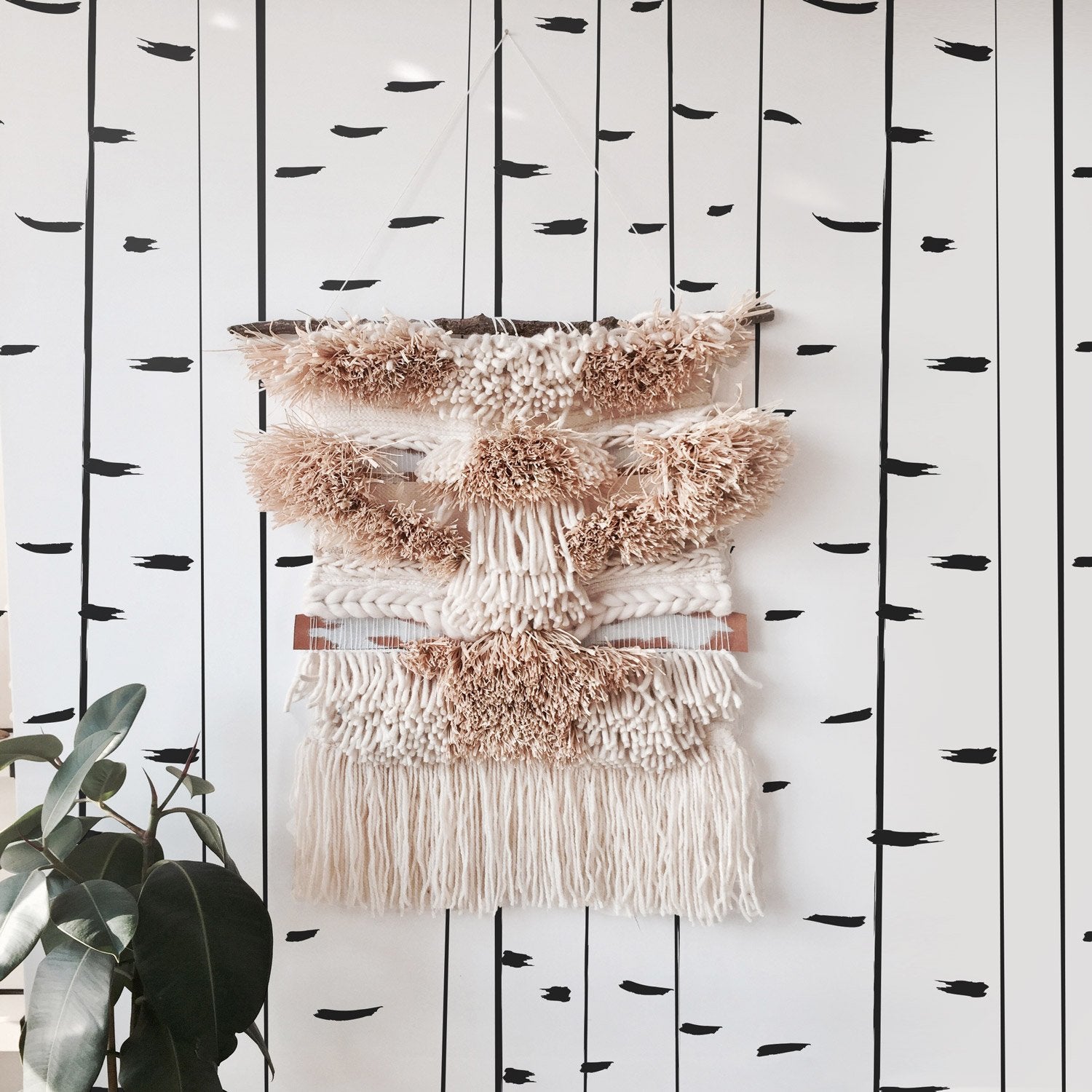 Modern Birch Tree Wallpaper - Project Nursery