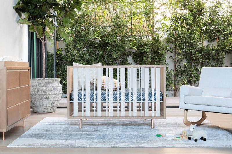 Novella Convertible Crib - Stained Ash + Ivory - Project Nursery