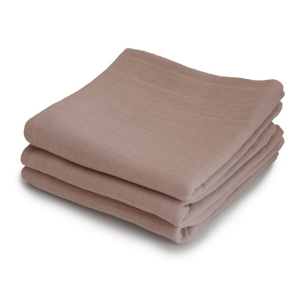 Muslin Cloth 3 pack - Natural - Project Nursery