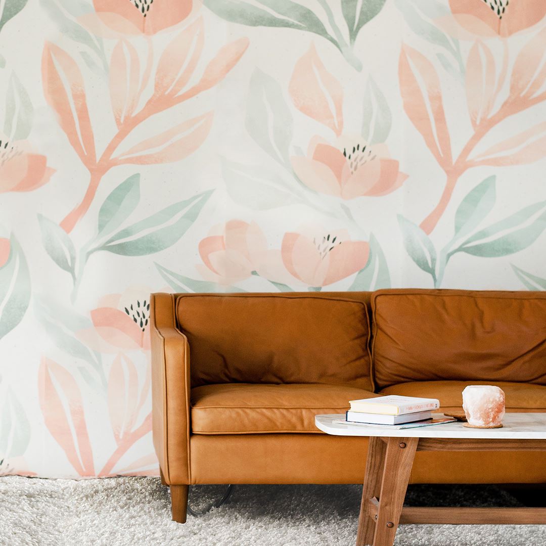 Orange Blossoms Wallpaper Mural - Project Nursery
