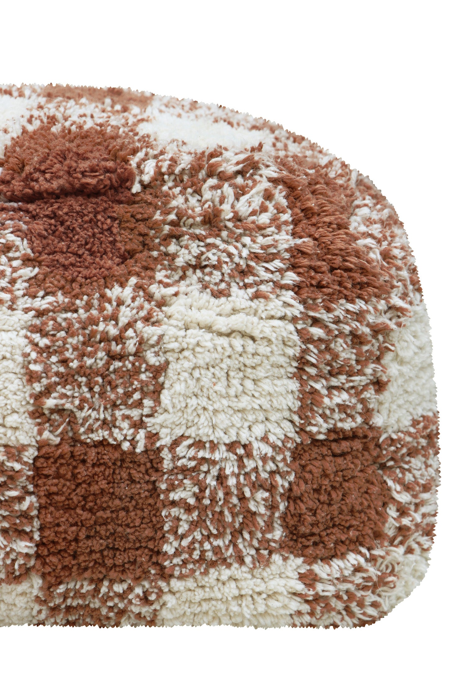 Vichy Checked Pouf