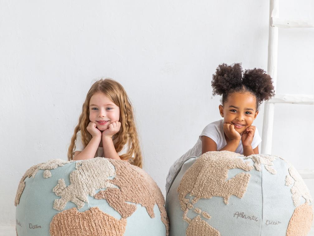 World Map Pouf - Project Nursery