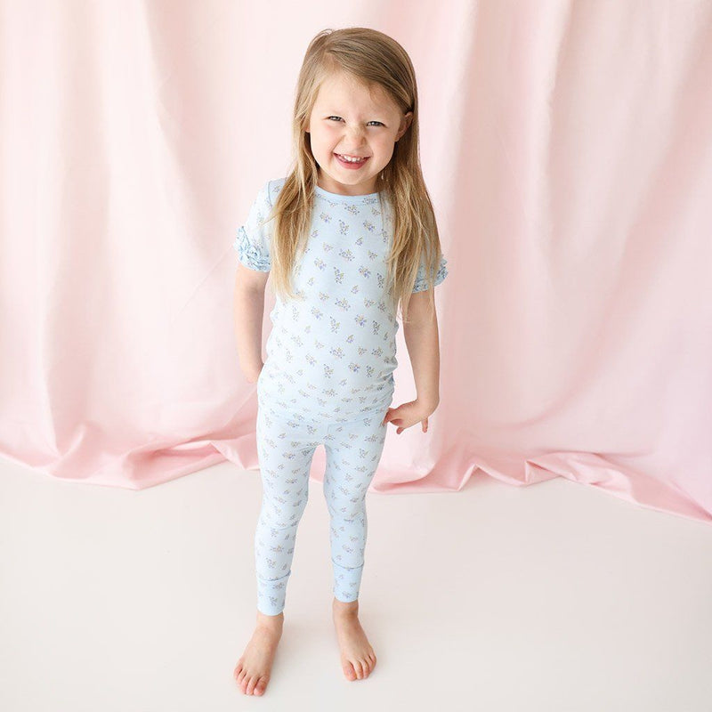 Grace Short-Sleeve Micro-Ruffled Shirt + Long Pants Set - Project Nursery