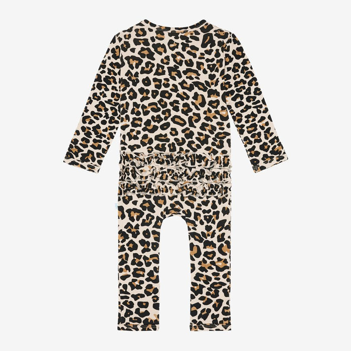 Lana Leopard Ruffled Romper - Project Nursery