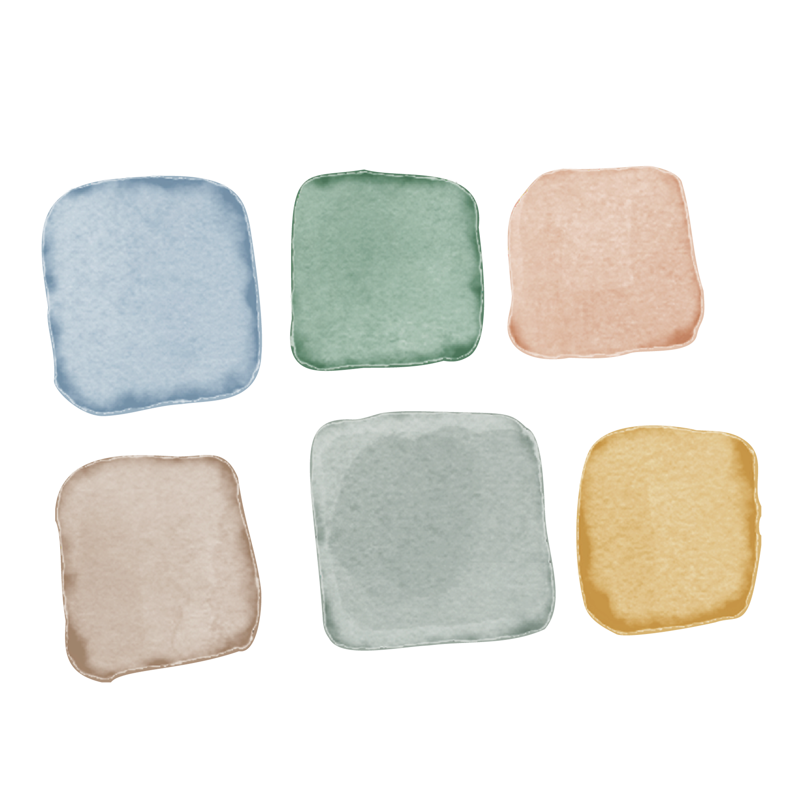 Pastel Square Wall Decals