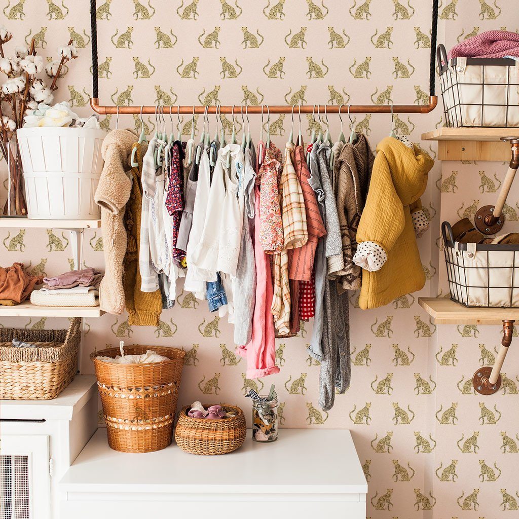Pink Leopard Wallpaper - Project Nursery