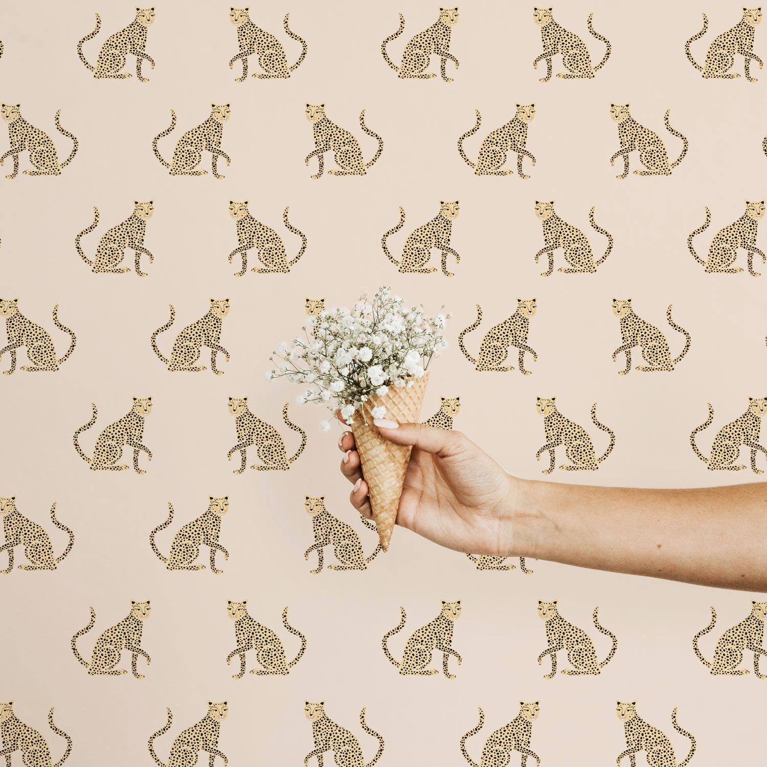 Pink Leopard Wallpaper - Project Nursery