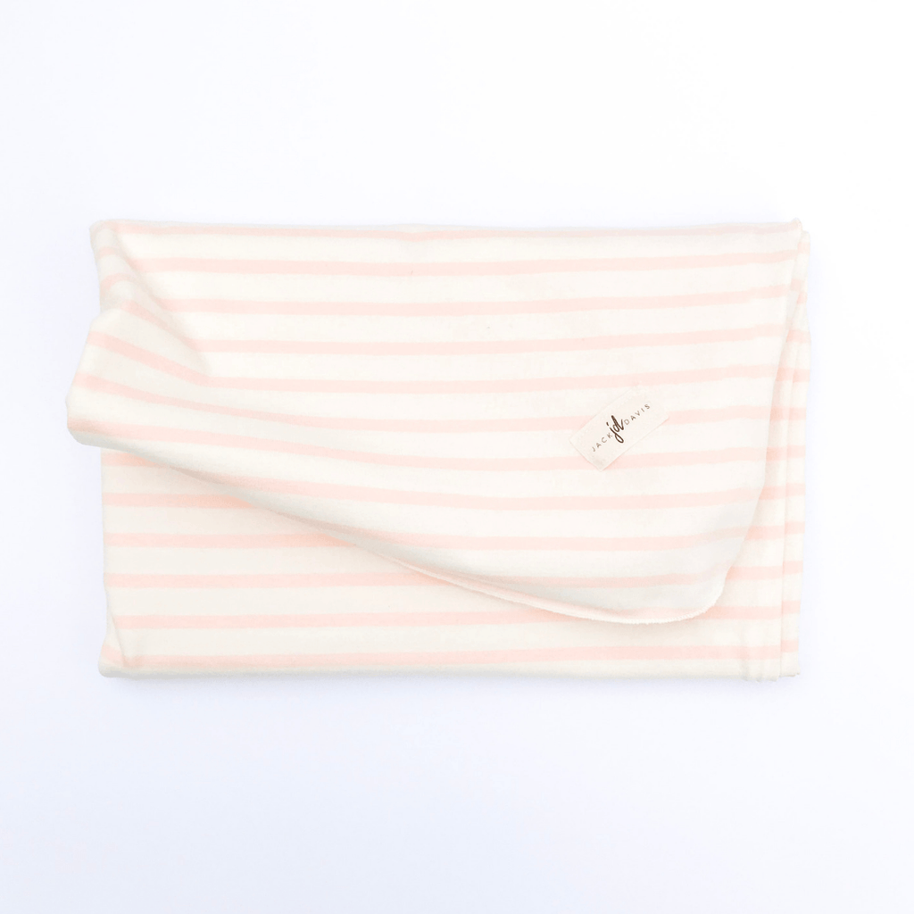 Pink Stripe Swaddle Blanket - Project Nursery