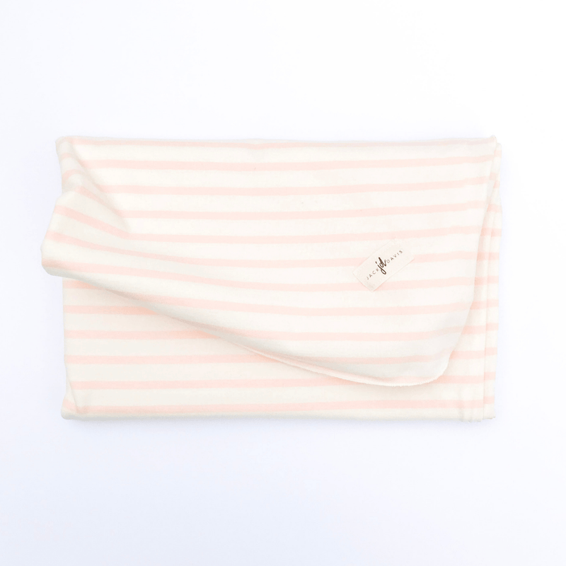 Pink Stripe Swaddle Blanket - Project Nursery