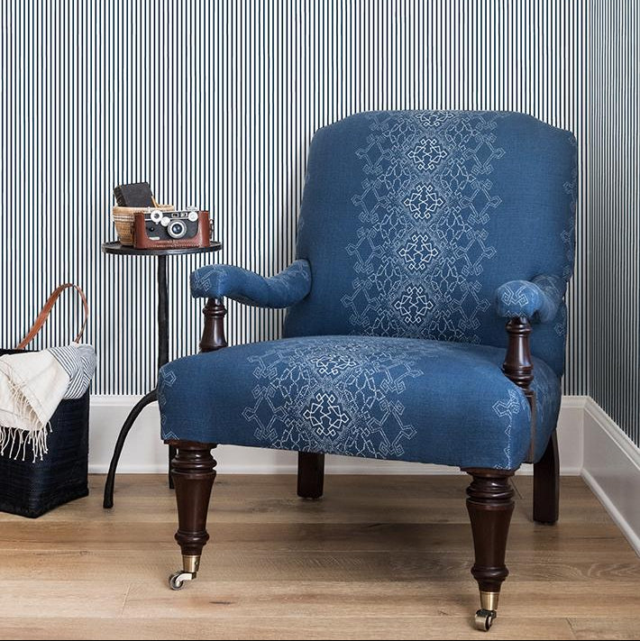 Pinstripe Wallpaper - Project Nursery