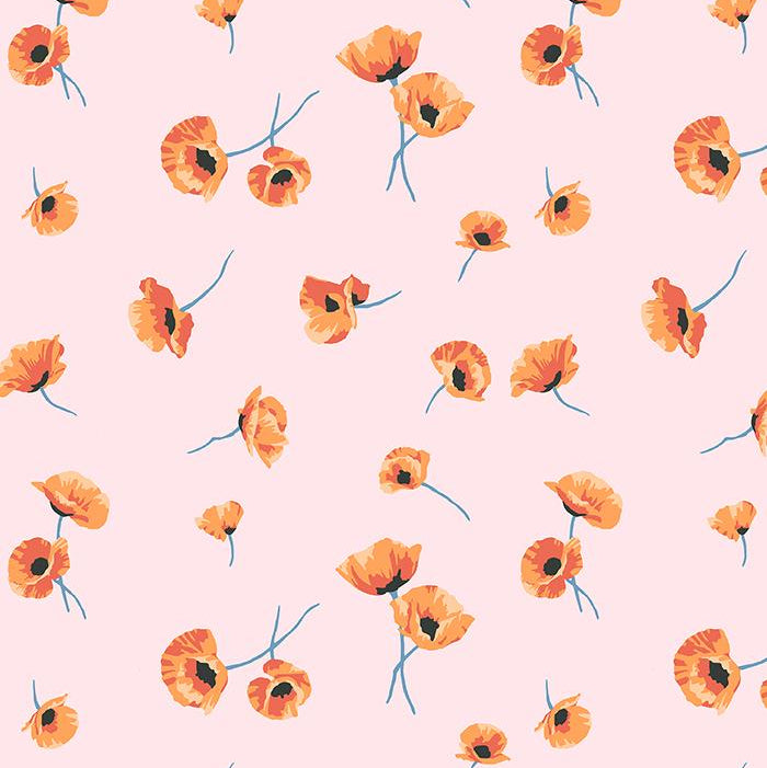 Poppy Floral Wallpaper - Project Nursery