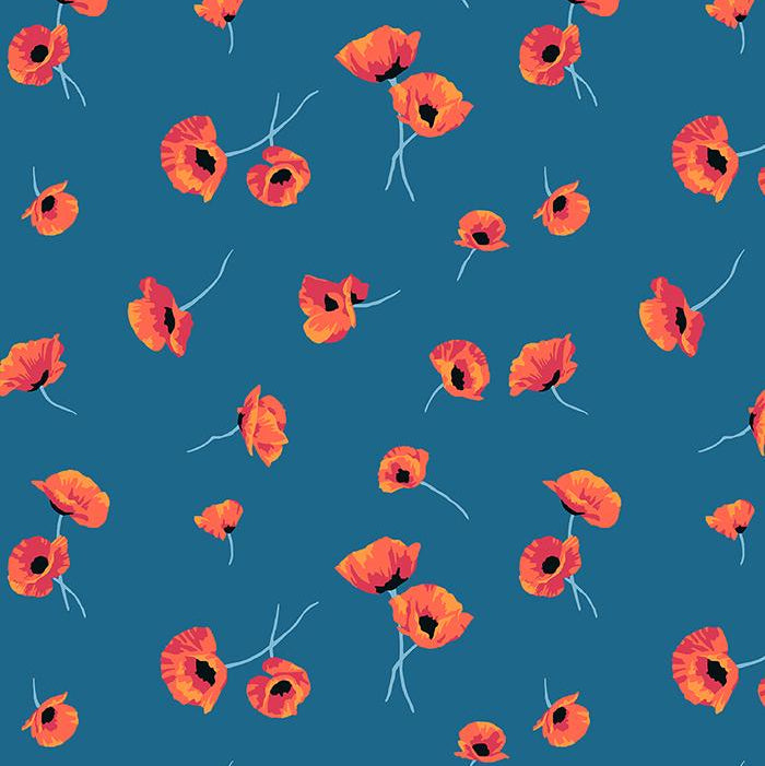Poppy Floral Wallpaper - Project Nursery