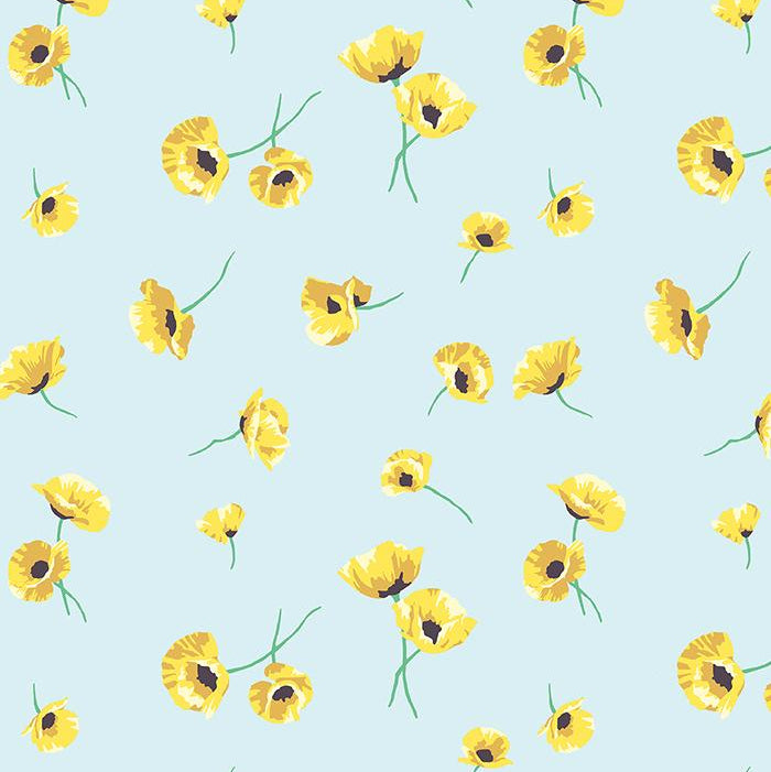 Poppy Floral Wallpaper - Project Nursery