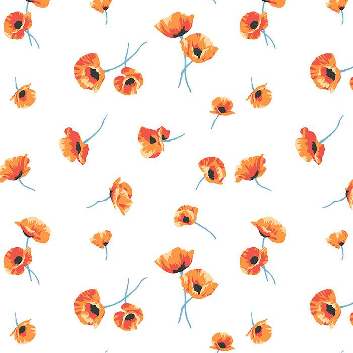Poppy Floral Wallpaper - Project Nursery