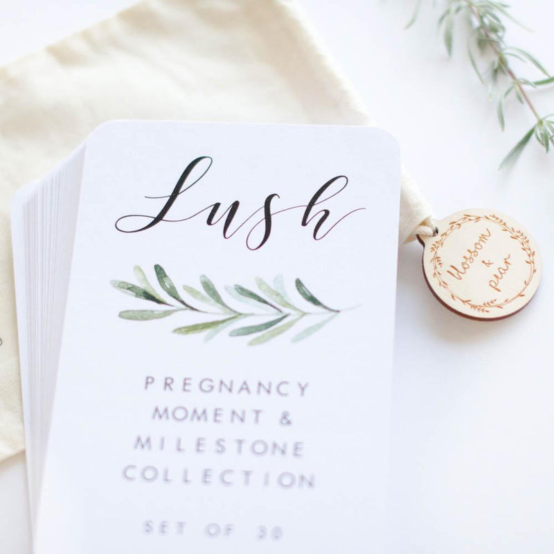 Pregnancy Milestone + Moment Cards - Lush Collection - Project Nursery