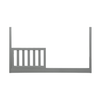 Project Nursery Wooster Toddler Conversion Rail in Moon Gray - Project Nursery