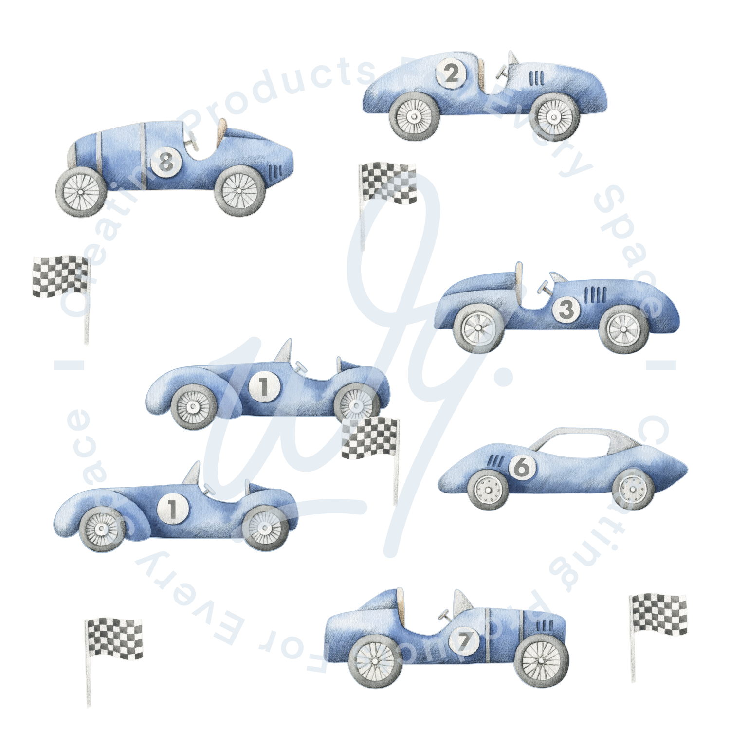 Race Car Wall Decals