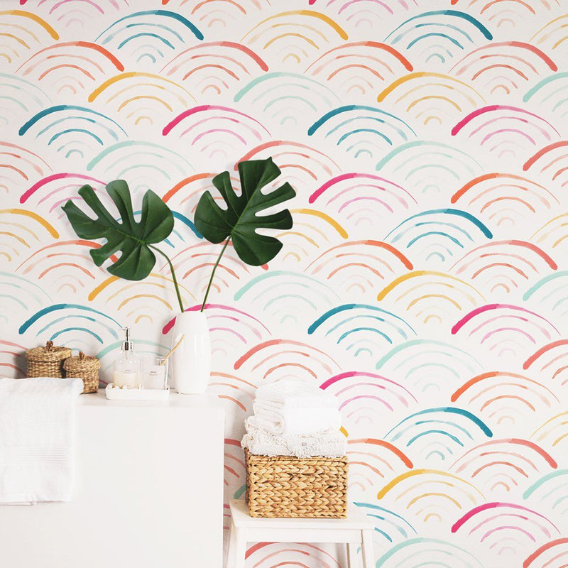 Rainbow Wallpaper - Project Nursery