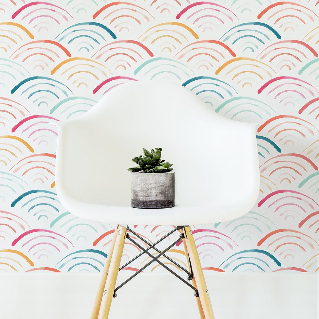 Rainbow Wallpaper - Project Nursery