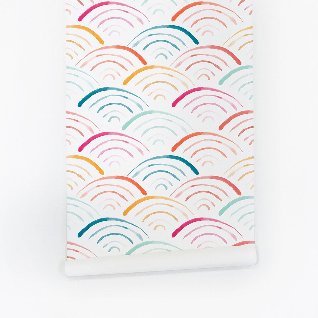 Rainbow Wallpaper - Project Nursery