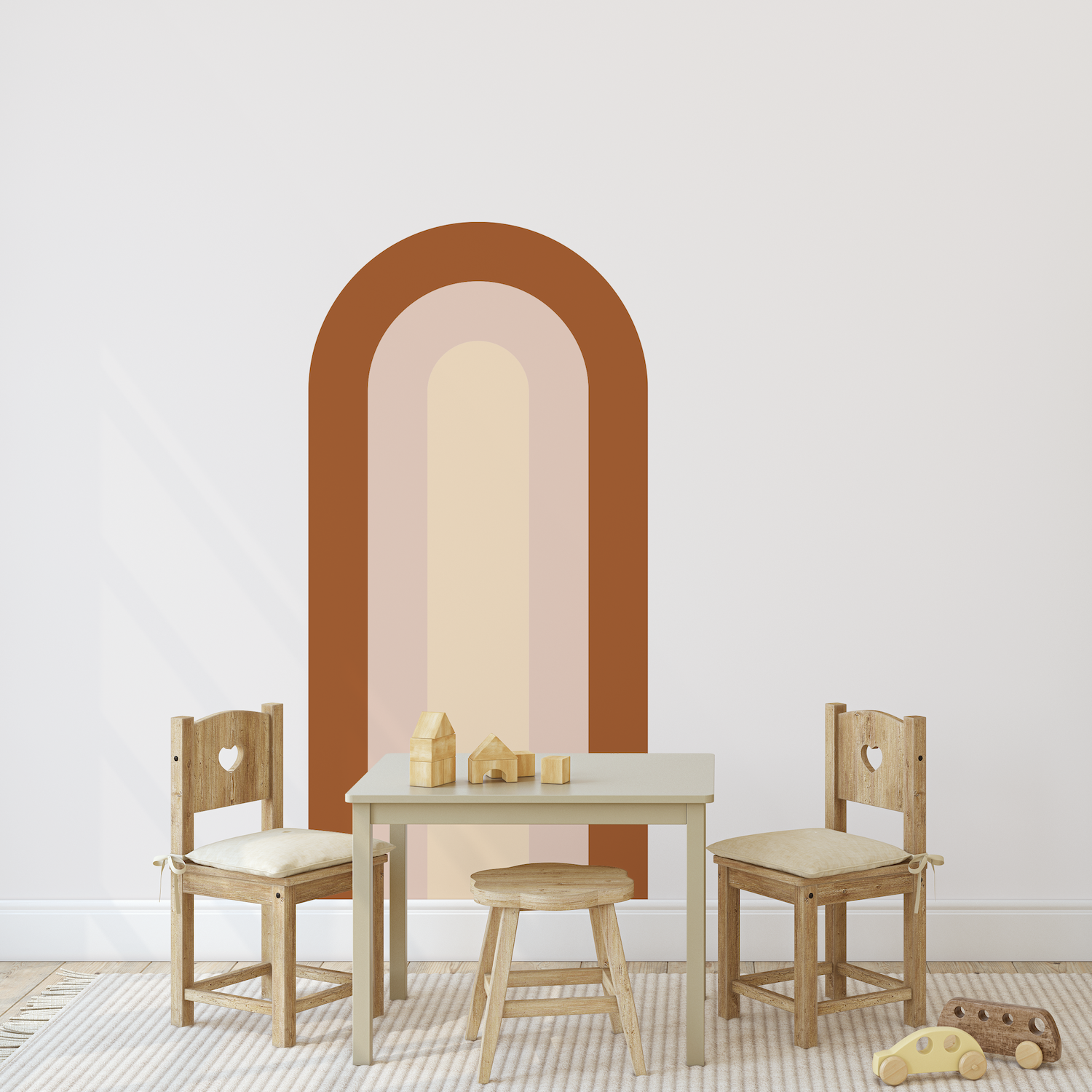Rainbow Mini Arch Wall Decal