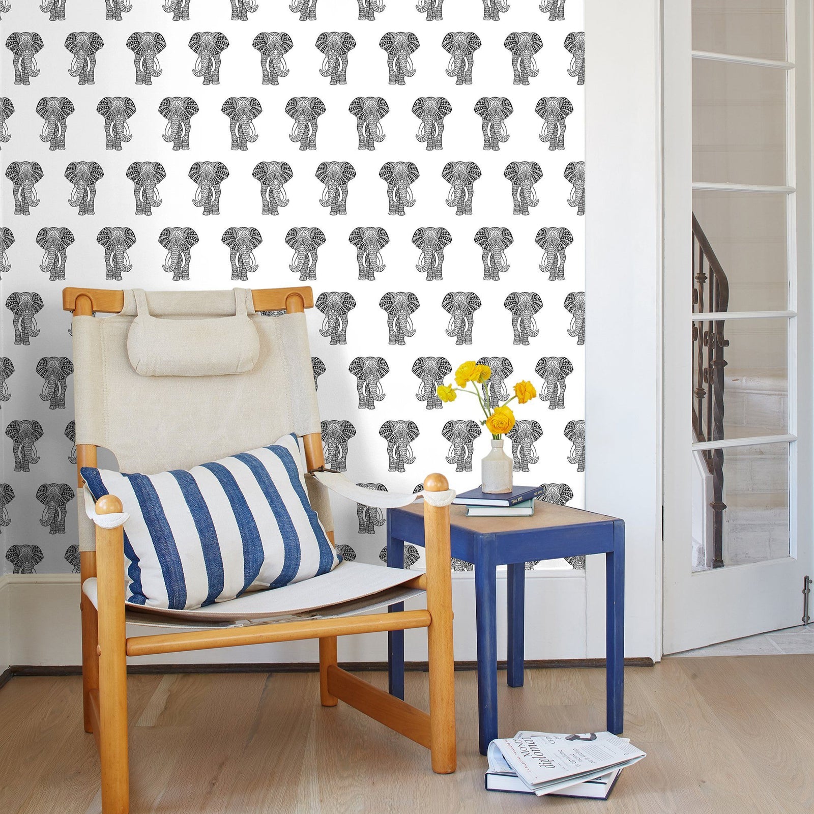 Raja Elephant Wallpaper - Project Nursery