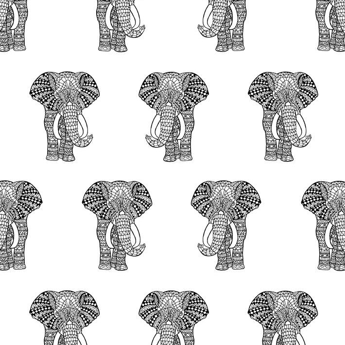Raja Elephant Wallpaper - Project Nursery