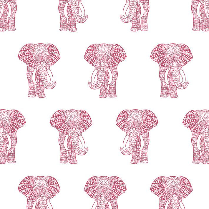 Raja Elephant Wallpaper - Project Nursery