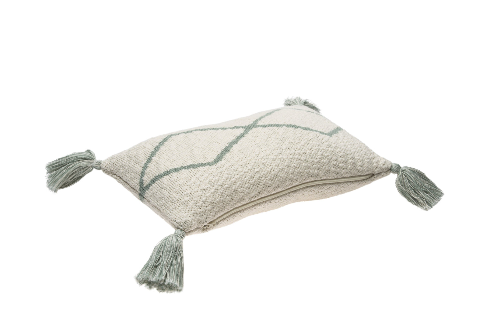 Little Oasis Knitted Pillow - Indus Blue - Project Nursery