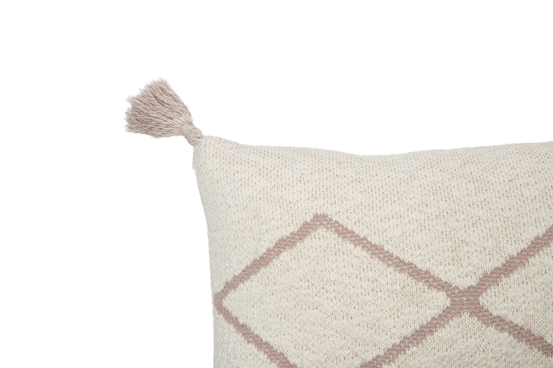 Little Oasis Knitted Pillow - Pale Pink - Project Nursery