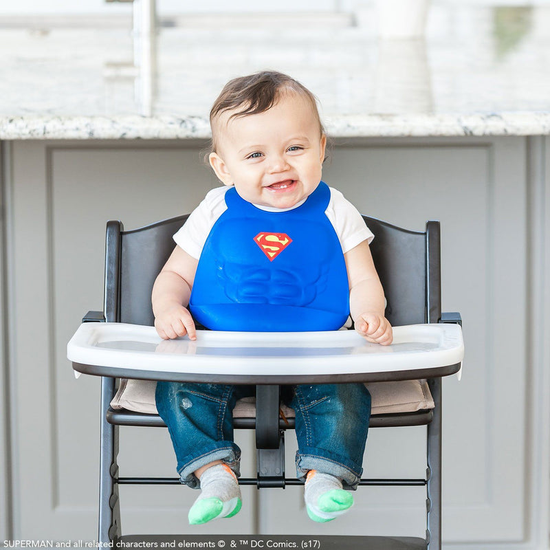 Superman Silicone Bib - Project Nursery