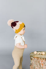 Pomegranate Scallop Knit Hat - Project Nursery